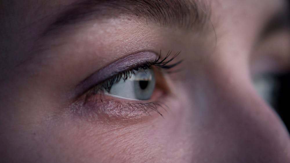 healthy eyes of a person from consuming orange sweet potatoes.